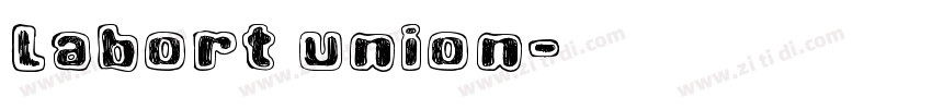 Labort union字体转换